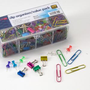 Officemate 520PC Clip Organizer Value Pack - Assorted - 520 / Pack. Picture 2