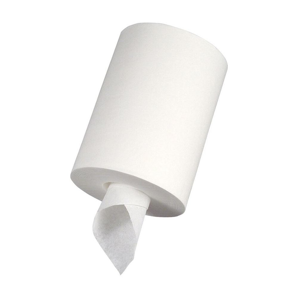 Genuine Joe Centerpull Paper Towels - 2 Ply - 8.13" Width x 7.56" Length - 600 Sheets/Roll - 3 1/16" Core - White - Fiber - 6 / Carton. Picture 6