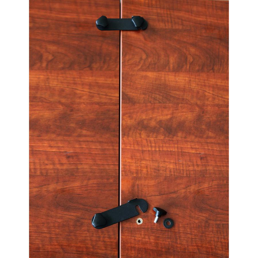 Lorell Preference Training Table Connector - 4.63" Width x 1.25" Depth x 0.37" Height - Metal - Black - 1 Set. Picture 2