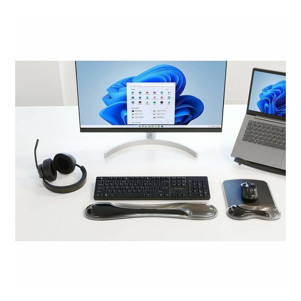 Kensington Duo Gel Mouse Wrist Rest Wave - 1 Each. Picture 4