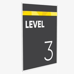 Lorell Cubicle Frame - 1 Each - 8.50" Holding Width x 11" Holding Height - Rectangular Shape - Wall Mountable - Acrylic - Wall, File Cabinet, Locker, Cubicle - Clear. Picture 6