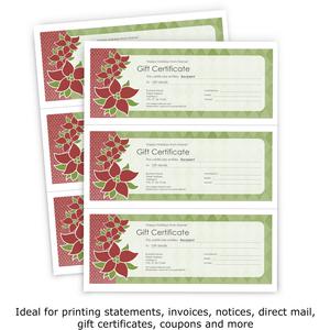 Printworks Pre-Perforated Paper for Invoices, Statements, Gift Certificates & More - Letter - 8 1/2" x 11" - 20 lb Basis Weight - Sustainable Forestry Initiative (SFI) - Perforated - White - 500 / Rea. Picture 2