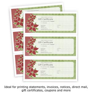 PrintWorks Professional Pre-Perforated Paper for Invoices, Statements, Gift Certificates & More - Letter - 8 1/2" x 11" - 24 lb Basis Weight - 500 / Ream - Perforated - White. Picture 2