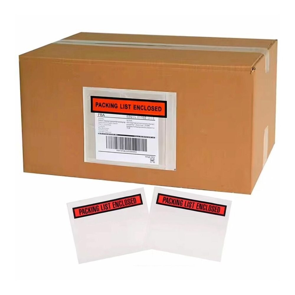 Sparco Pre-labeled Packing Slip Envelope - Packing List - 7" Width x 5 1/2" Length - 70 g/m² - Self-adhesive Seal - White - Paper, Low Density Polyethylene (LDPE) - 1000 / Box. Picture 9