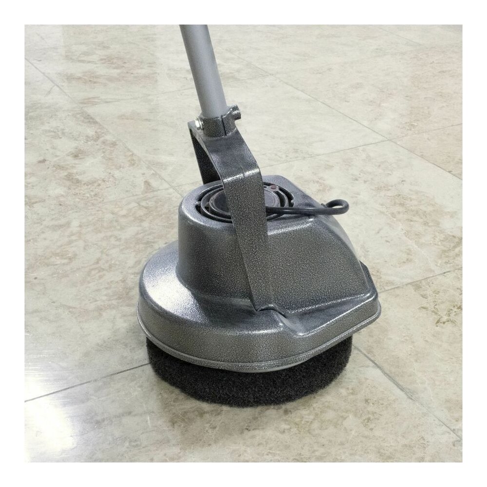 Genuine Joe Black Floor Stripping Pad - 17" Diameter x 1" Thickness - Stripping, Floor - 350 rpm Maximum Speed Supported - Resilient, Heavy Duty, Flexible, Dirt Remover, Long Lasting, Abrasive, Rotate. Picture 3