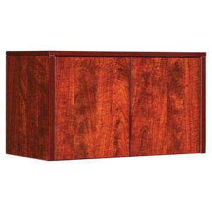 Lorell Essentials Series Wall-Mount Hutch Door Kit - 0.7" Height x 16.6" Width x 16" Depth x 0.7" Thickness - Finish: Cherry - 1 Each. Picture 5