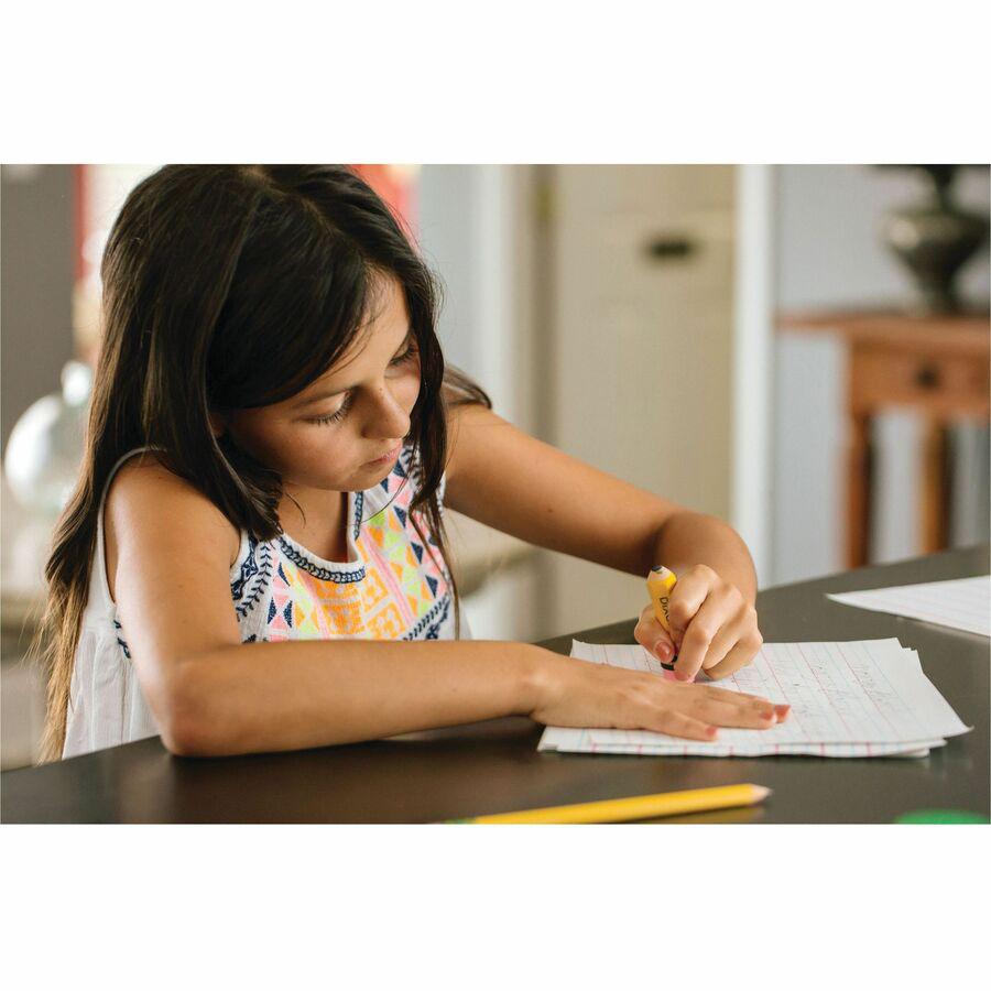 Ticonderoga Pencil-Shaped Erasers - Yellow - Pencil - 36 / Box - Latex-free, Smudge-free, Non-toxic. Picture 2