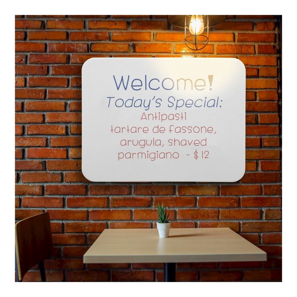 Flipside Magnetic Dry Erase Board - 24" (2 ft) Width x 36" (3 ft) Height - White Surface - Rectangle - Magnetic - 1 Each. Picture 3
