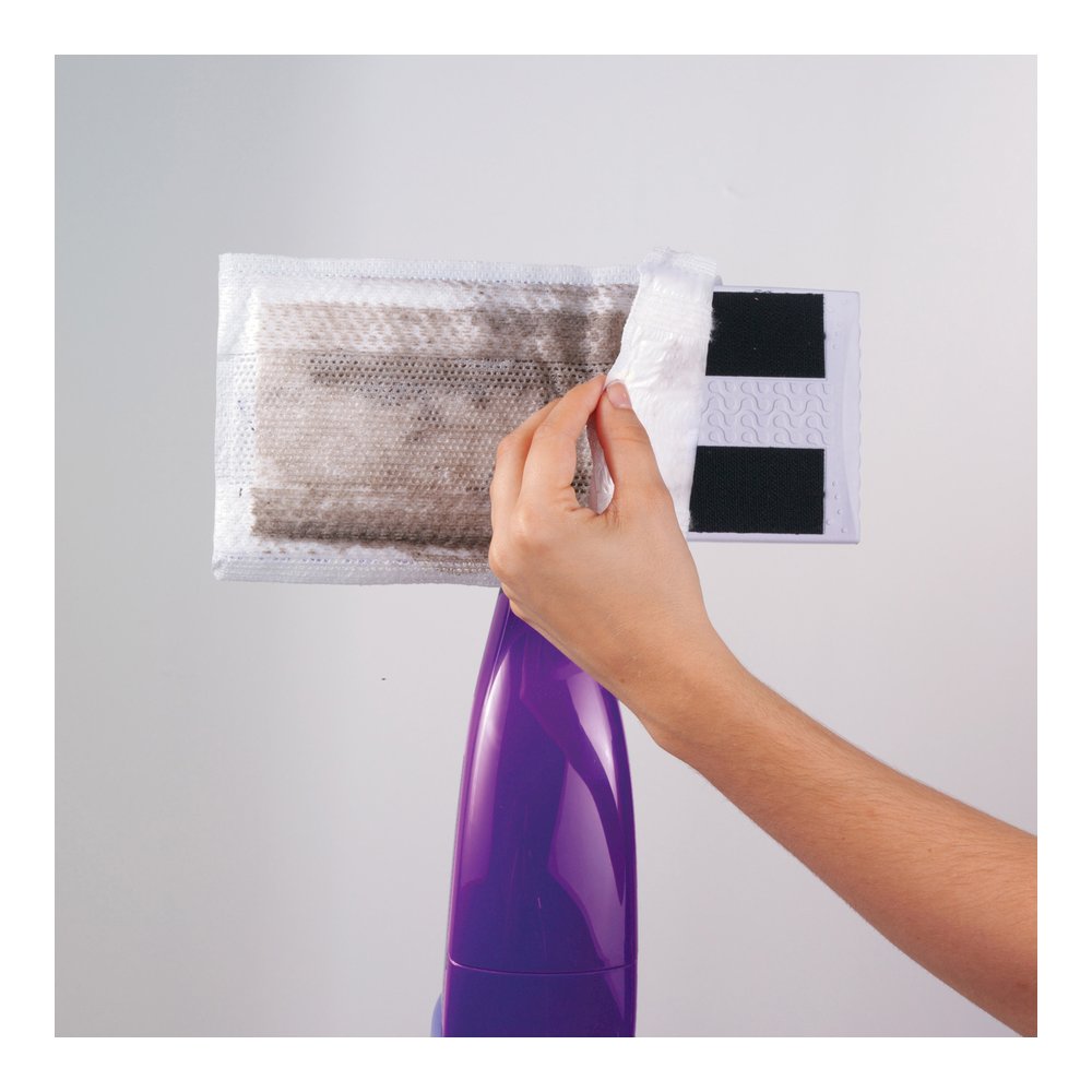 Swiffer WetJet Mopping Pad Refill - 10" Length - Absorbent, Textured - Cotton - Green - 24/Box - 4 / Carton. Picture 2