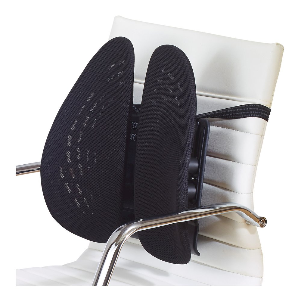Kensington SmartFit Conform Back Rest - Black - Fabric - 1 Each. Picture 5