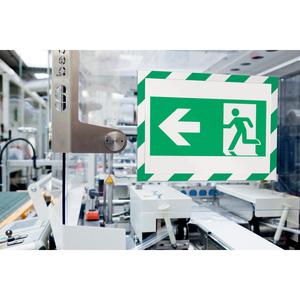 DURABLE&reg; DURAFRAME&reg; SECURITY Self-Adhesive Magnetic Letter Sign Holder - Holds Letter-Size 8-1/2" x 11" , Green/White, 2 Pack. Picture 7