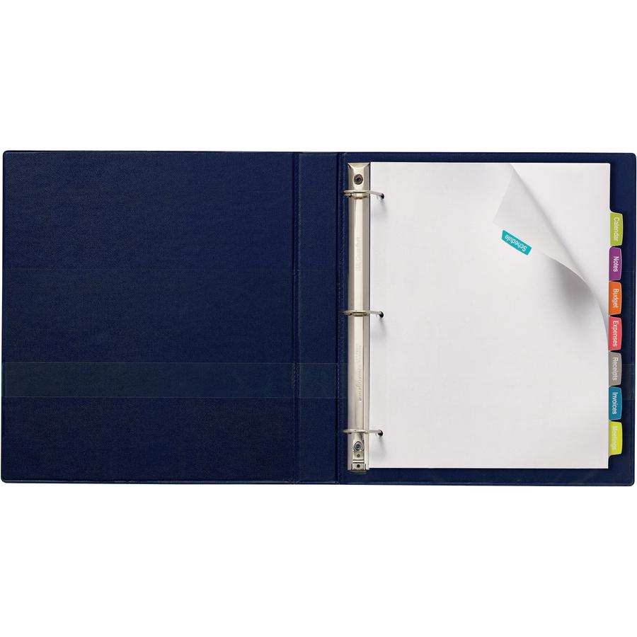 Avery&reg; Big Tab Printable White Label Dividers - 160 x Divider(s) - 8 - 8 Tab(s)/Set - 8.5" Divider Width x 11" Divider Length - 3 Hole Punched - White Paper Divider - White Paper Tab(s) - Recycled. Picture 2