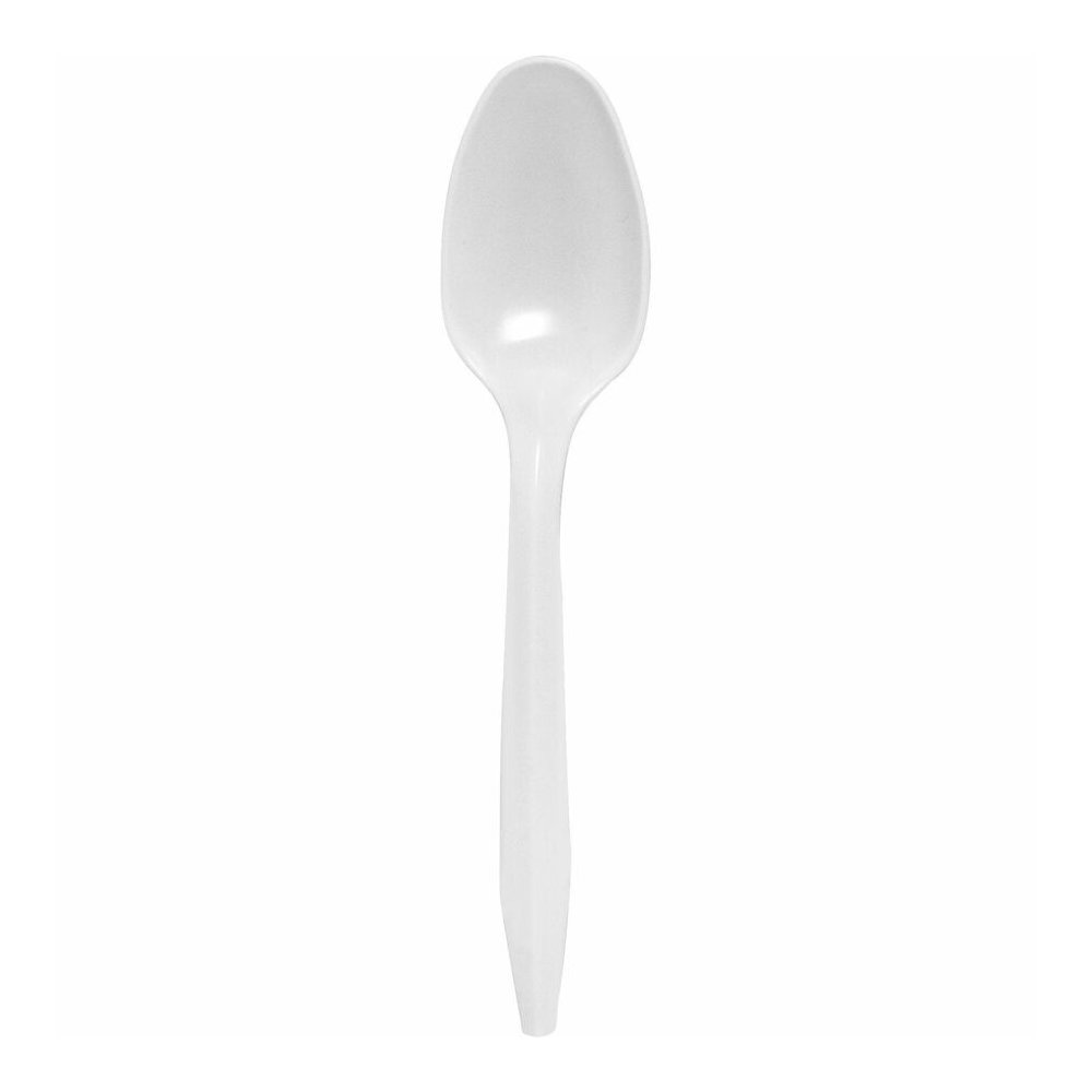 Genuine Joe Individually Wrapped Spoon - 1 Piece(s) - Spoon - 1 x Spoon - Disposable - White - 1 Carton. Picture 8