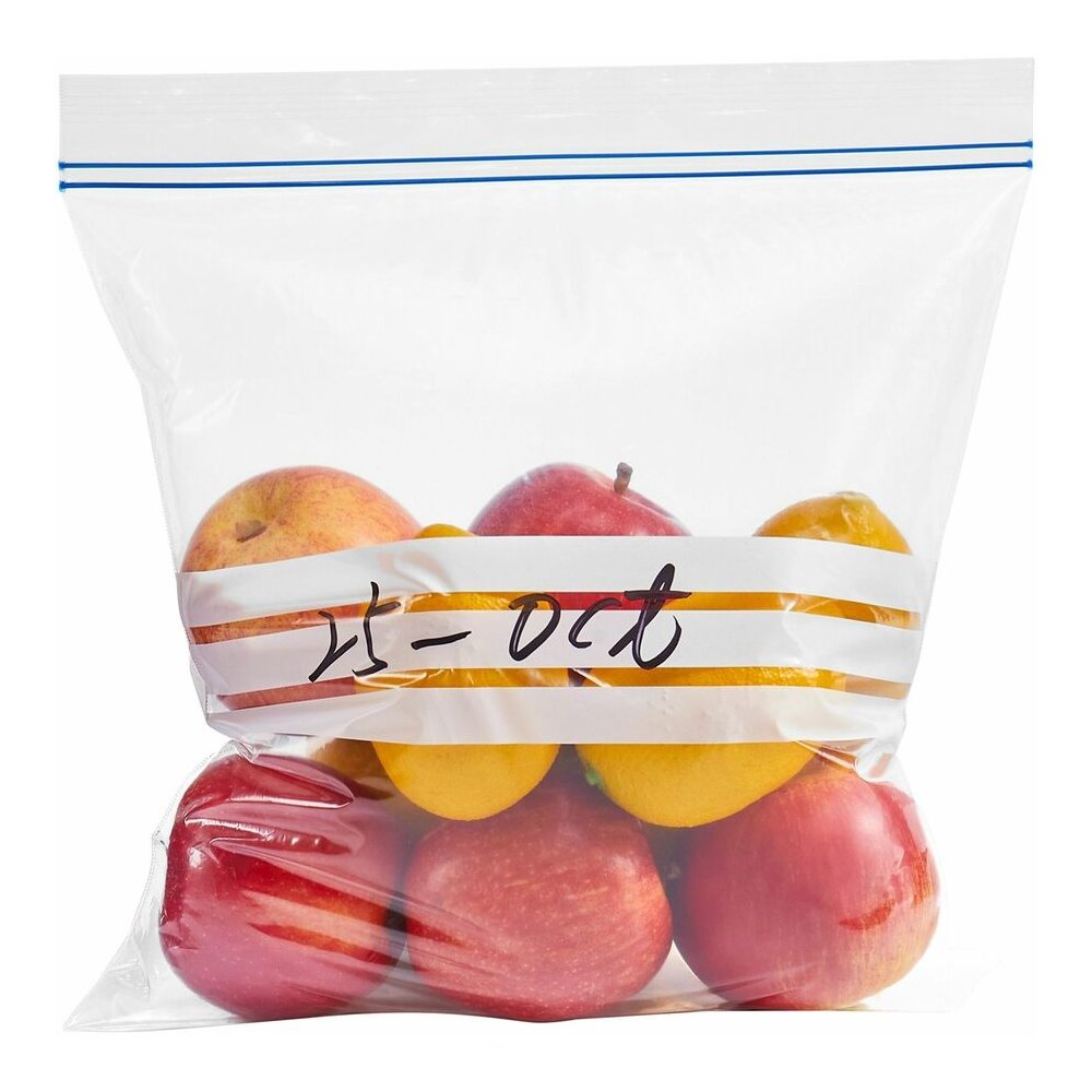 Genuine Joe Food Storage Bags - 1 gal Capacity - 11" Length x 10.56" Width x 1.75 mil (44 Micron) Thickness - Zipper Closure - Clear - Food, Beef, Vegetables, Seafood, Poultry - No - 250 / Box. Picture 4