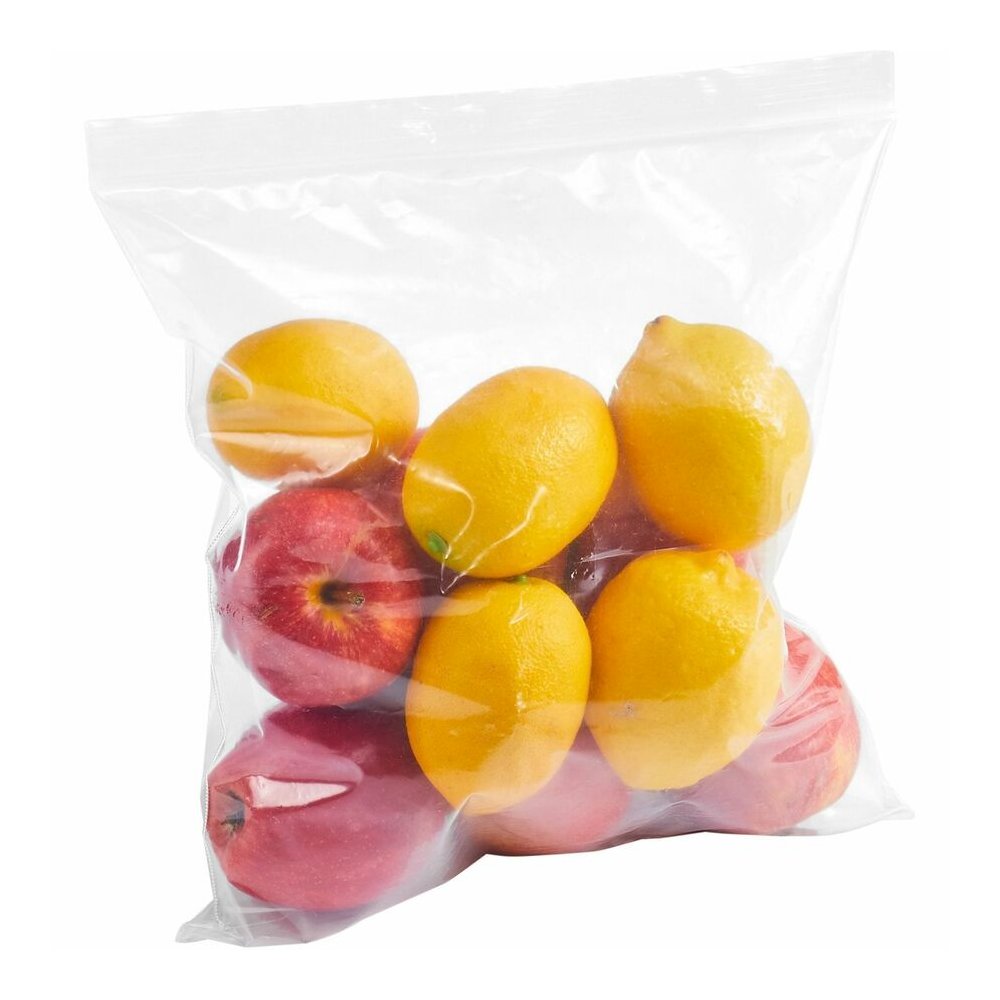 Genuine Joe Freezer Storage Bags - 1 gal Capacity - 2.70 mil (69 Micron) Thickness - Zipper Closure - Clear - Beef, Poultry, Vegetables, Seafood, Food - 250 / Box. Picture 4