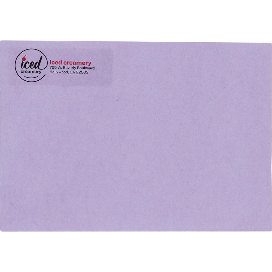 Avery&reg; Easy Peel High Gloss Clear Mailing Labels - 2/3" Width x 1 3/4" Length - Permanent Adhesive - Rectangle - Inkjet, Laser - Glossy - Clear - Film - 60 / Sheet - 10 Total Sheets - 600 Total La. Picture 4