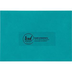 Avery&reg; Easy Peel High Gloss Clear Mailing Labels - 1" Width x 2 5/8" Length - Permanent Adhesive - Rectangle - Laser, Inkjet - Clear - Film - 30 / Sheet - 10 Total Sheets - 300 Total Label(s) - 30. Picture 4