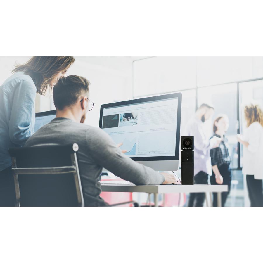 Spracht Aura Video Mate Video Conferencing Camera - USB 2.0 - 1 Pack(s) - 1920 x 1080 Video - Fixed Focus - Microphone. Picture 2