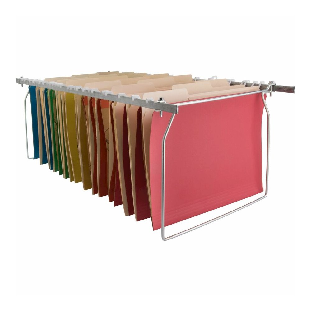 Business Source Premium File Folder Frames - Letter - Metal - Stainless Steel - 6 / Box. Picture 3