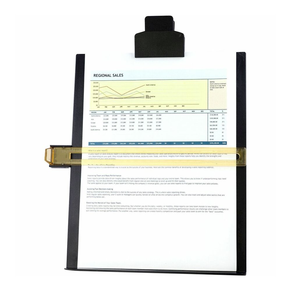 Business Source Easel Copy Holder - Black - 1 Each. Picture 6