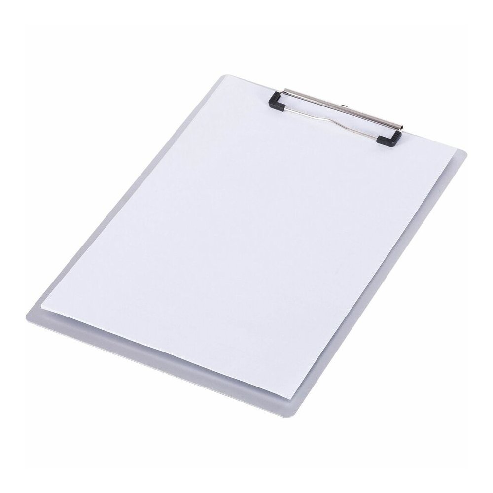 Business Source Aluminum Clipboard - 8 1/2" x 11" Sheet Size - Aluminum - Silver - 1 Each. Picture 3