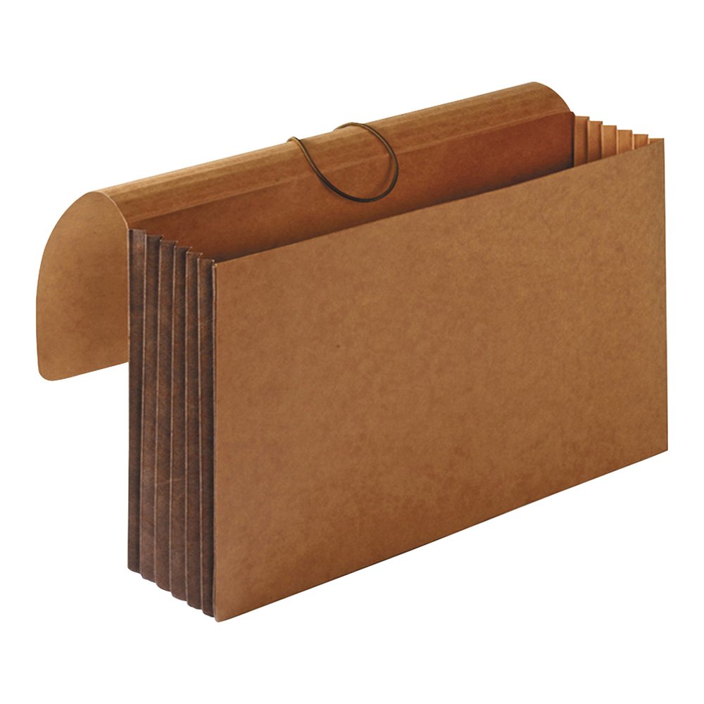 Business Source Legal Recycled File Wallet - 8 1/2" x 14" - 5 1/4" Expansion - Brown - Expandable Gusset, Tyvek Gusset, Tear Resistant, Durable, Flap and Cord Closure - 30% Recycled - 10 / Box. Picture 8