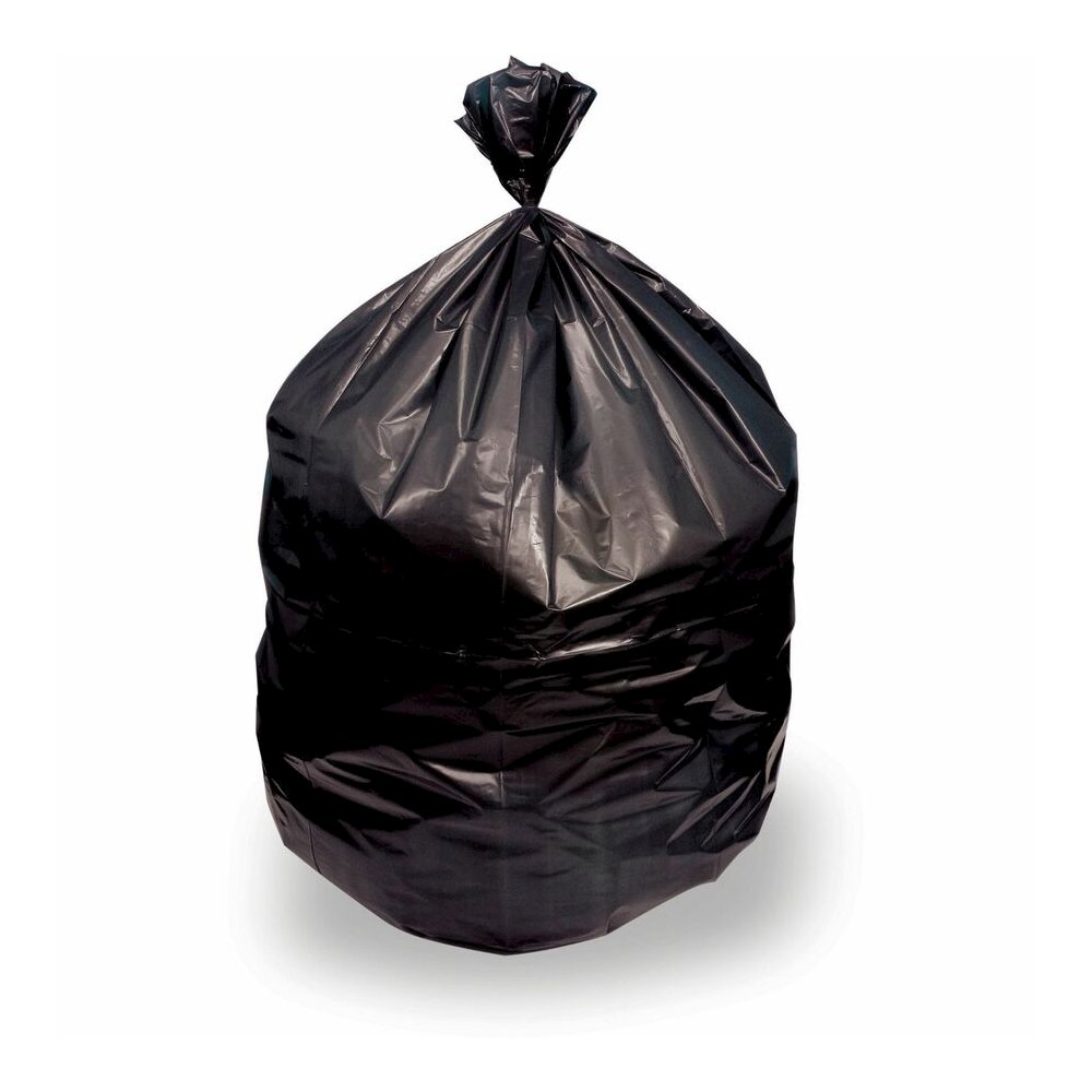 Heritage RePrime AccuFit 44-gal Can Liners - 44 gal Capacity - 50" Length x 37" Width x 0.90 mil (23 Micron) Thickness - Low Density - Black - Linear Low-Density Polyethylene (LLDPE) - Garbage - 50/Bo. Picture 3
