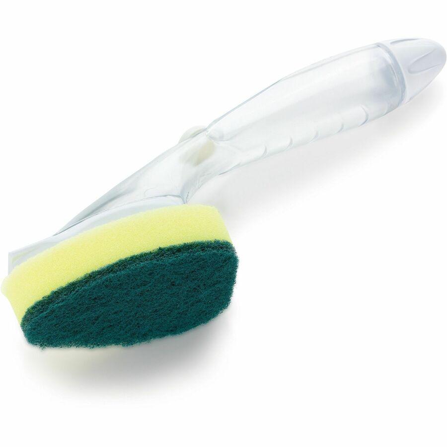 Scotch-Brite Heavy-Duty Dishwand - 4 / Carton - Plastic - Green. Picture 2