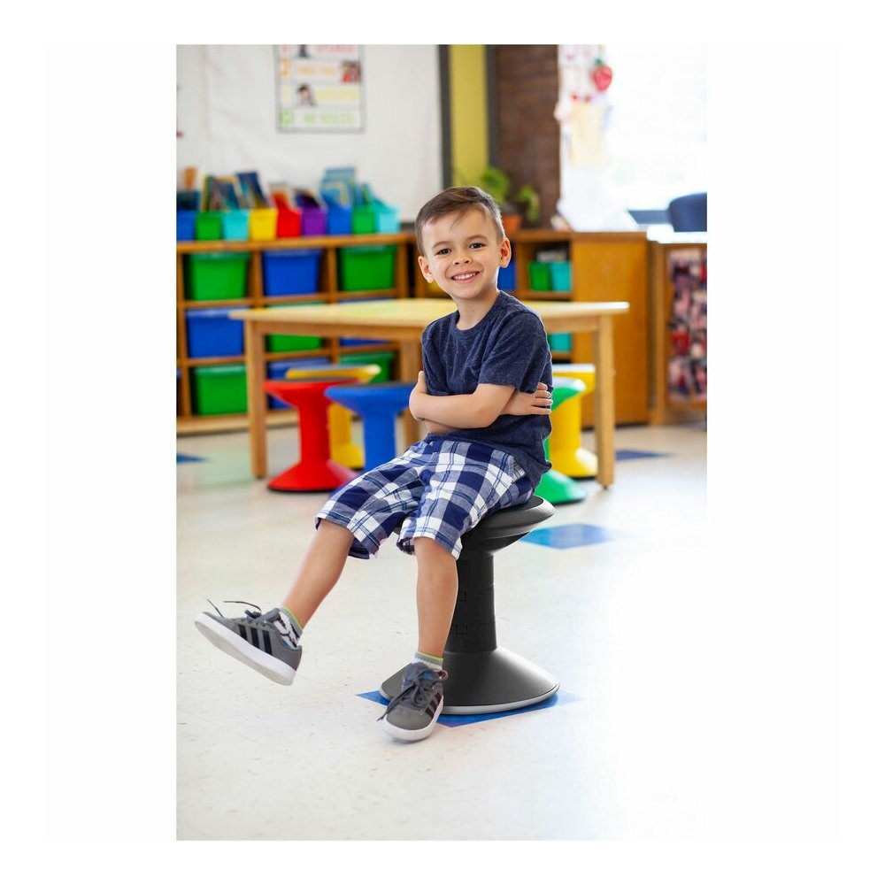 Storex Wiggle Stool - Black - 1 Each. Picture 8