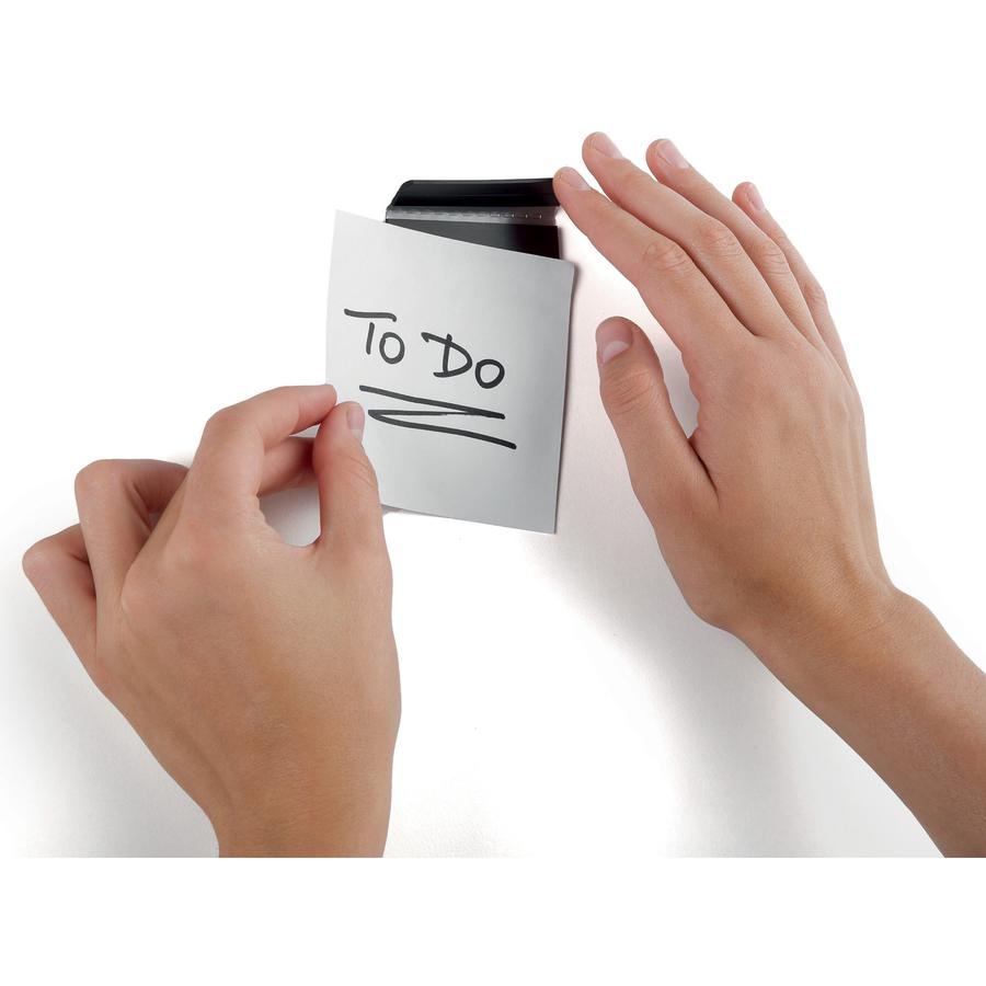 DURABLE DURAFIX Clip - 2.4" Width - for Notes, Reminder, Appointment, Cabinet, Refrigerator, Glass, Door - Residue-free, Easy to Use - Black - 10 / Pack. Picture 9