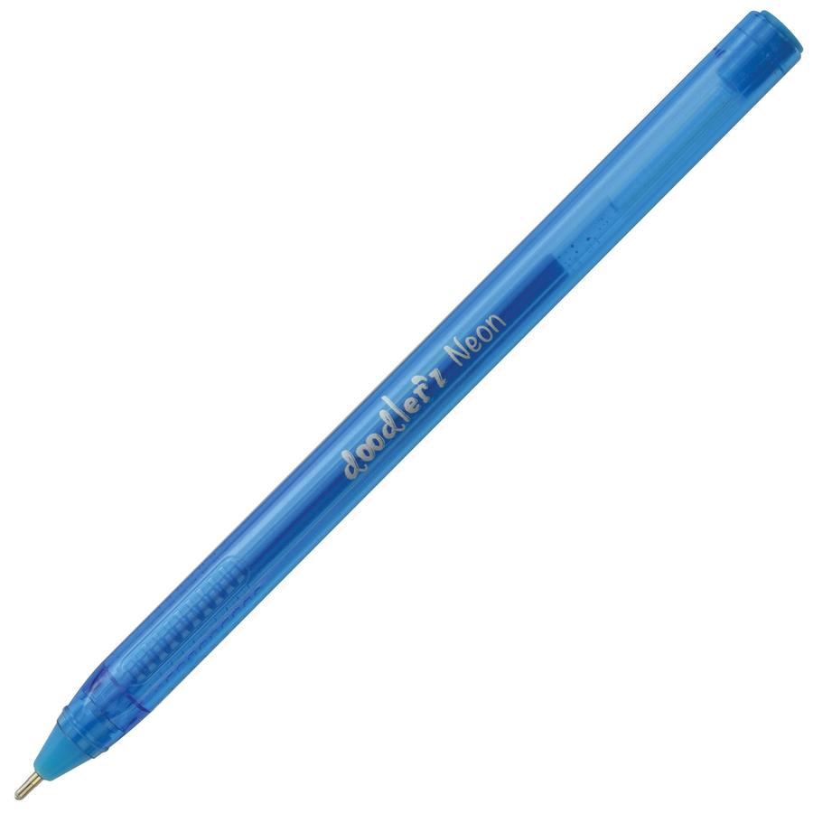 Zebra Pen Doodler'z Gel Stick Pen Set - Assorted Neon Ink - Gel-based, Water Based - Translucent Barrel - 10 / Pack. Picture 2