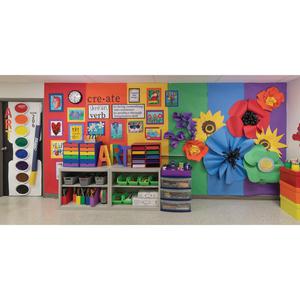 Tru-Ray Construction Paper Art Roll - Mural, Art Project, Banner - 36"Width x 500 ftLength - 1 / Roll - Festive Red - Sulphite. Picture 2