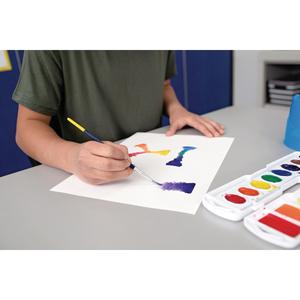 UCreate Watercolor Paper - 140 lb Basis Weight - 9" x 12" Sheet Size - White Paper - Acid-free, Recyclable - 50 / Pack. Picture 2