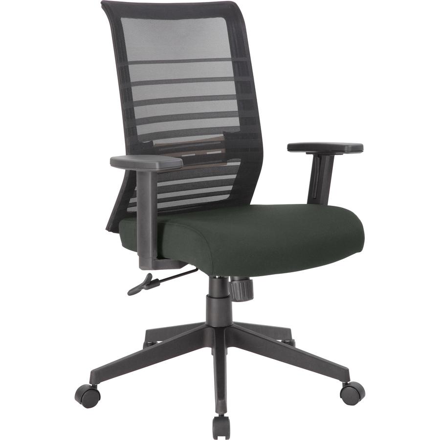 Lorell Removable Mesh Seat Cover - 19" Length x 19" Width - Polyester Mesh - Gray - 1 Each. Picture 2