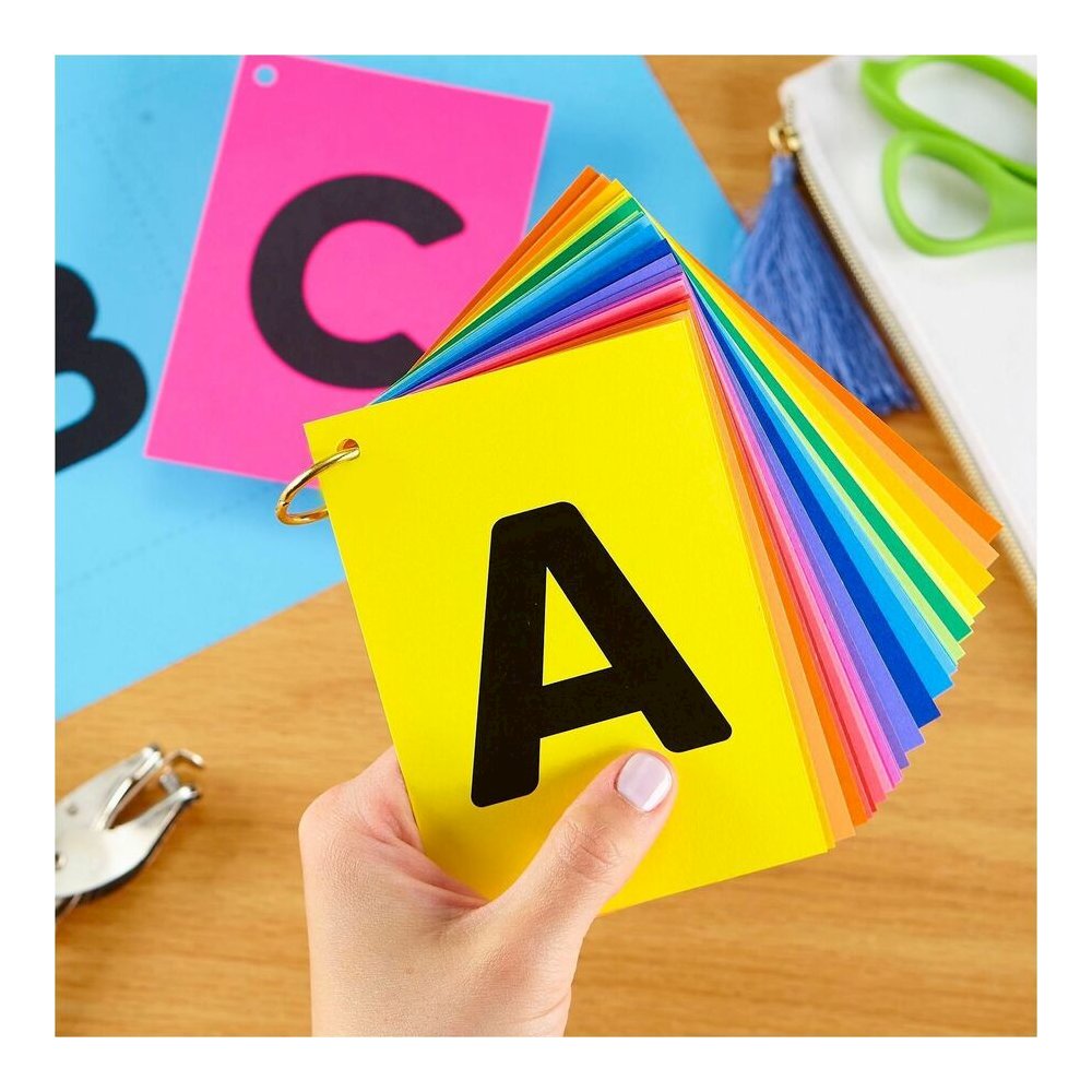 Neenah Spectrum Assortment Cardstock - Letter - 8 1/2" x 11" - 65 lb Basis Weight - Acid-free, Lignin-free - Solar Yellow, Lift-off Lemon, Galaxy Gold, Cosmic Orange, Solar White, Pulsar Pink, Plasma . Picture 3