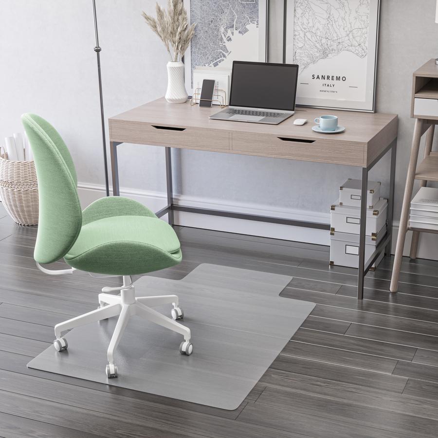 Deflecto EconoMat PLUS with Micropel Antimicrobial for Hard Floors - Hard Floor, Hardwood Floor, Tile Floor, Laminate Floor, Linoleum Floor, Concrete - 48" Length x 36" Width x 0.500" Thickness - Rect. Picture 2