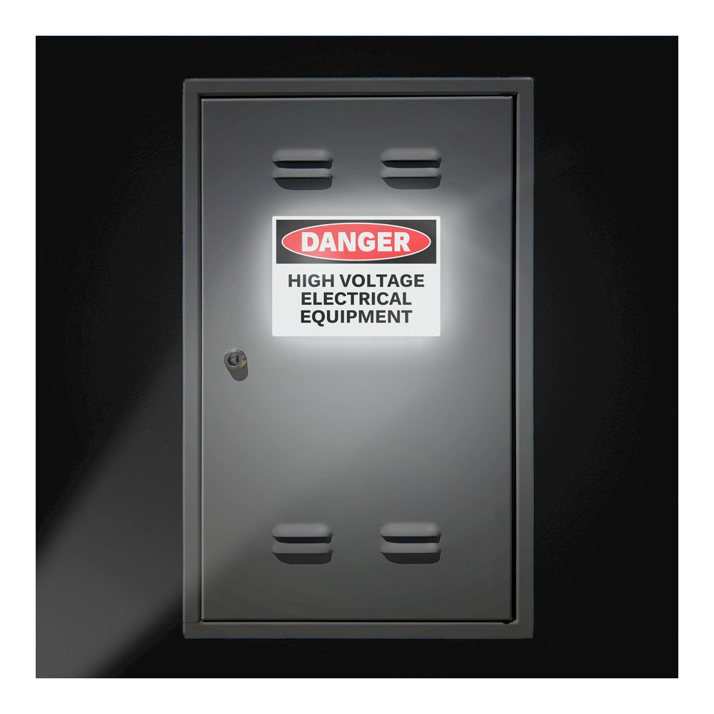 Avery&reg; Reflective Sign Labels - 5" Width x 7" Length - Permanent Adhesive - Rectangle - Laser - Silver - Film - Water Resistant - 2 / Sheet - 10 Total Sheets - 20 Total Label(s) - 1 Pack. Picture 3