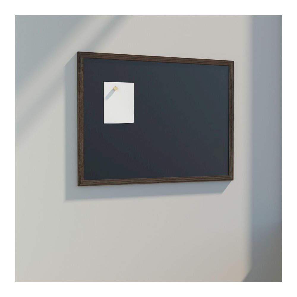U Brands Magnetic Chalkboard - 48" (4 ft) Width x 36" (3 ft) Height - Decor Rustic Frame - Horizontal/Vertical - Magnetic, Durable - 1 Each. Picture 4