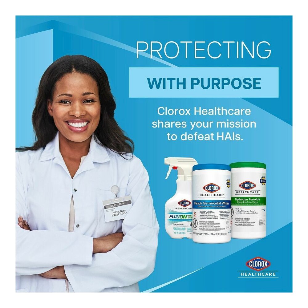 Clorox Healthcare VersaSure Disinfectant Wipes - For Commercial, Medical Equipment, Hard Surface, Nonporous Surface - Ready-To-Use - 5" Length x 6" Width - Recommended For: Bacteria Remover, Virus Rem. Picture 4