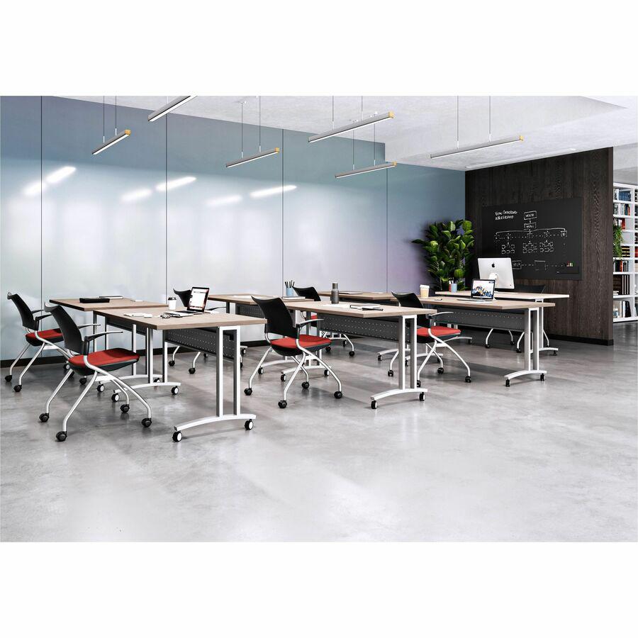Special-T Low-Pressure Laminate Tabletop - Crema Maple Rectangle Top - 24" Table Top Length x 60" Table Top Width - Training - Low Pressure Laminate (LPL) Top Material - 1 Each. Picture 2