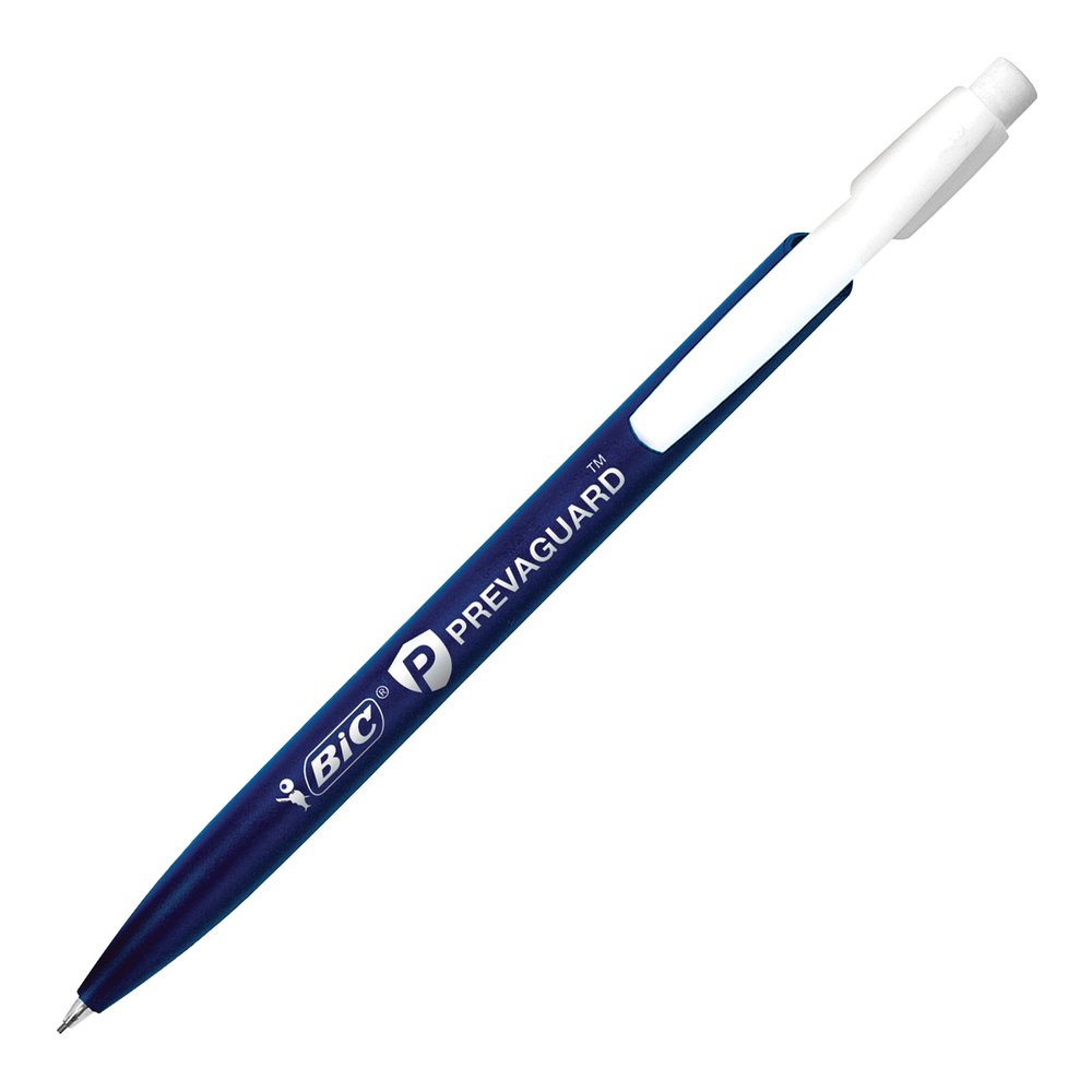 BIC Antimicrobial Mechanical Pencils - 0.7 mm Black Lead - #2 - Blue Plastic, Black Barrel - 1 Dozen. Picture 2