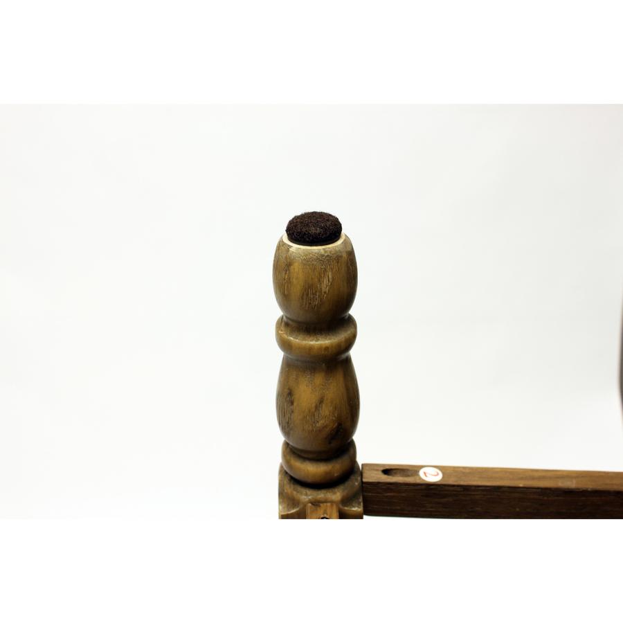 Lorell Nail-in Chair Tips with Felt - Brown - 16 / Bag. Picture 3