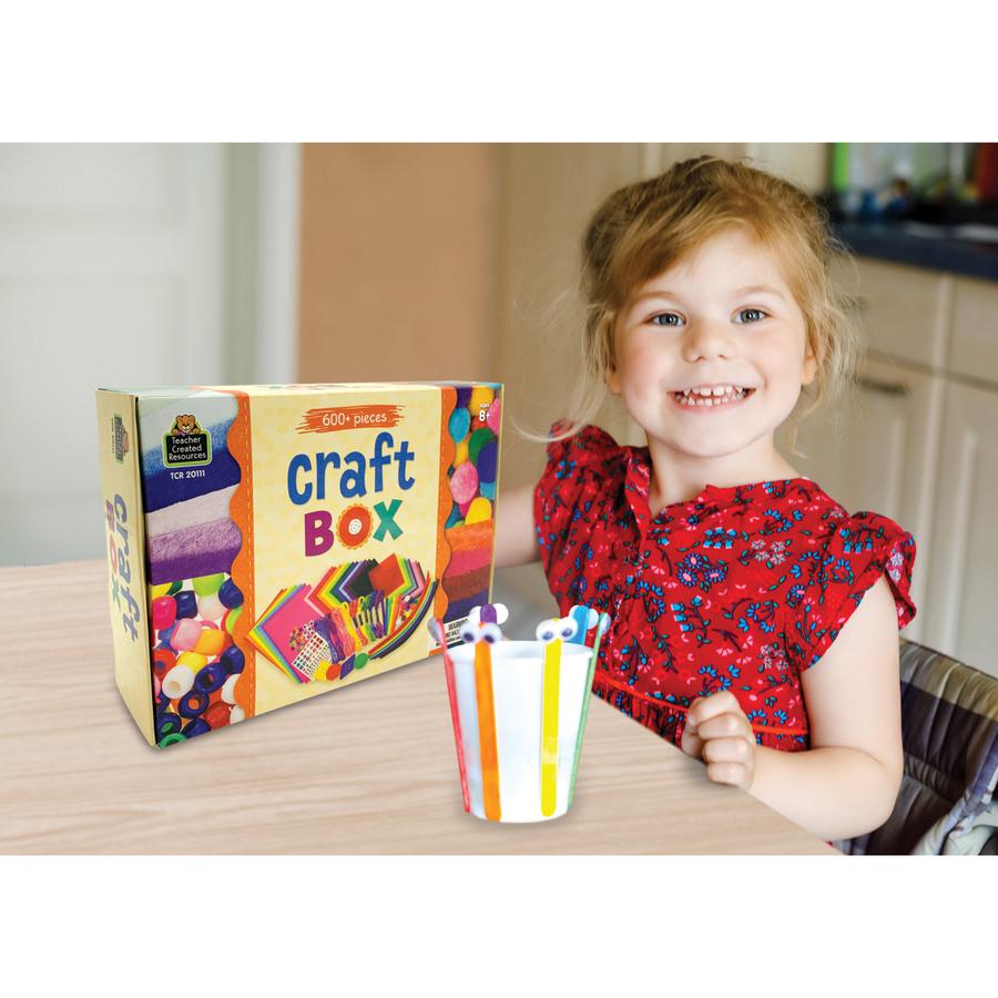 Teacher Created Resources Craft Box - Crafting, Artwork - 600 Piece(s) - Multi - Felt - 1 Each. Picture 2