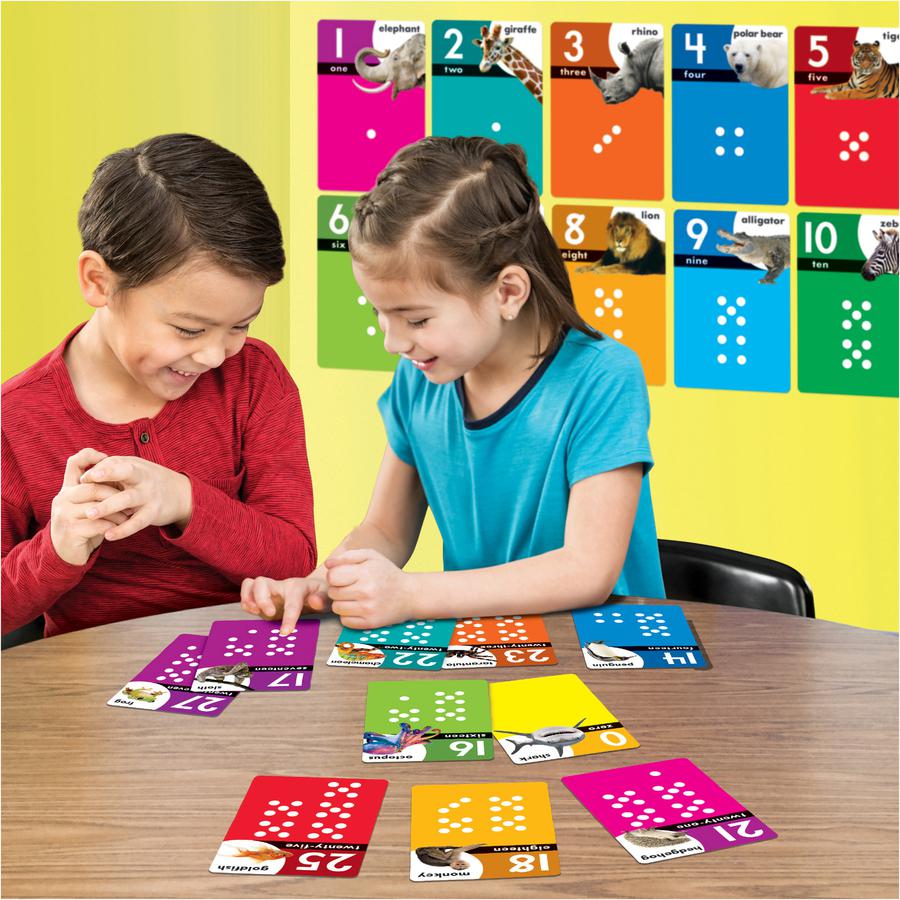 Trend Animals Count 0-31 Learning Set with Numbered Counting Cards - Theme/Subject: Fun - Skill Learning: Animal Shapes, Mathematics, Number - 1 Each. Picture 2