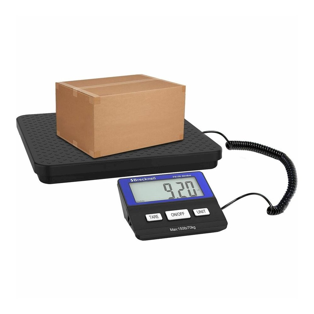 Brecknell PS Slimline Series - 150 lb / 70 kg Maximum Weight Capacity - Black. Picture 8