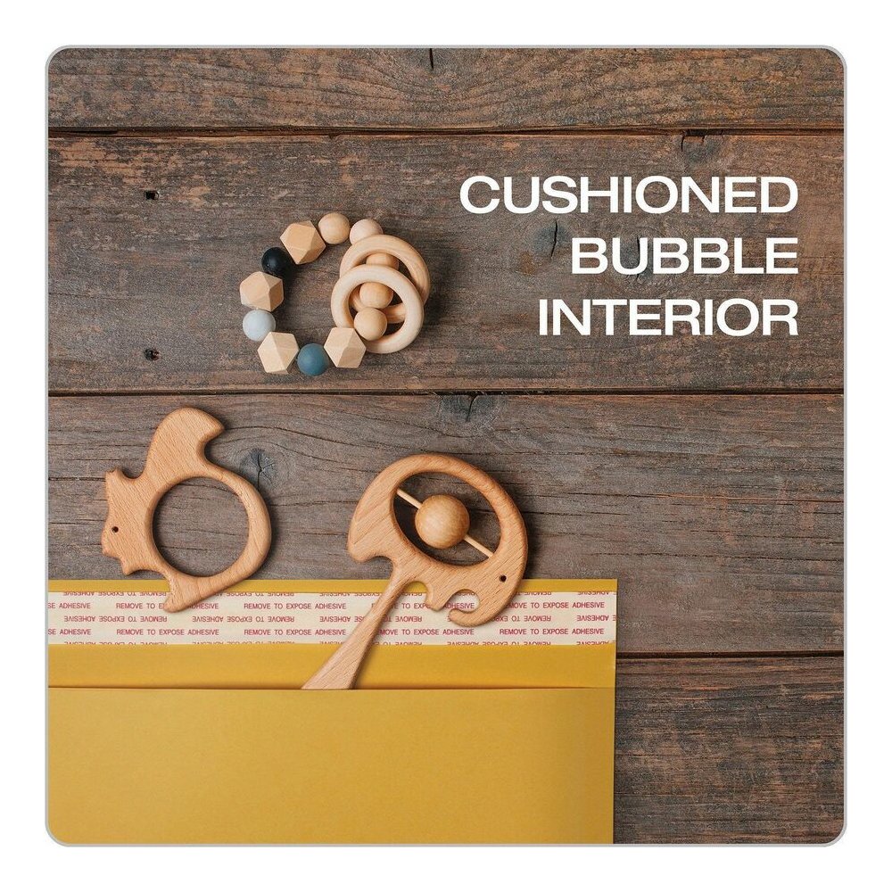 Quality Park Bubble Mailers - Bubble - 8 1/2" Width x 11" Length - Strip - Brown Kraft - 25 / Box. Picture 3