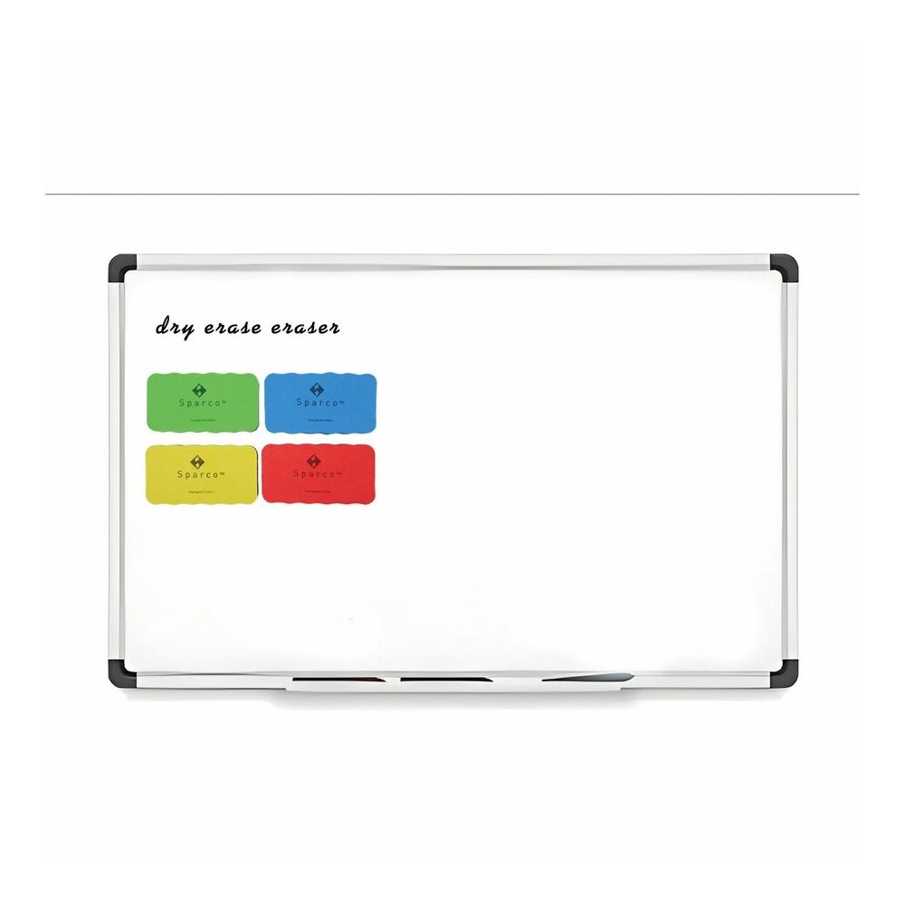 Sparco Magnetic Whiteboard Erasers - Magnetic - Assorted - EVA Foam - 12 / Box. Picture 5