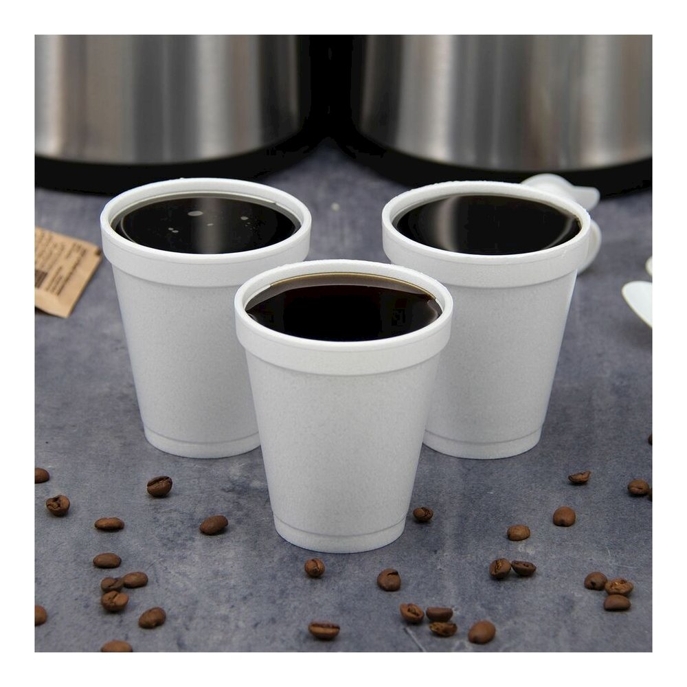 Dart J Cup 6 oz Insulated Foam Cups - 6 fl oz - White - Foam - Soft Drink, Cold Drink, Hot Drink - 25/Pack - 40 / Carton. Picture 6