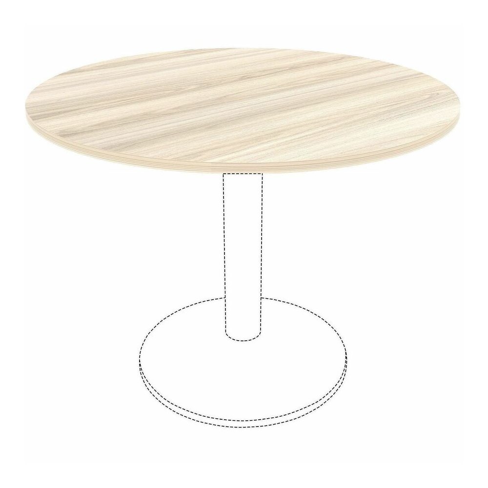 Lorell Essentials Hospitality/Conference Round Table Top - Round Top - Assembly Required - Modern Elm - 1 Each. Picture 4