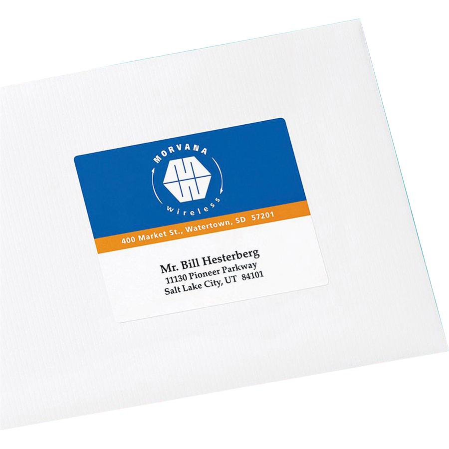 Avery&reg; Shipping Labels, Sure Feed, 3" x 3-3/4" , 150 Labels (6874) - 3" Width x 3 3/4" Length - Permanent Adhesive - Rectangle - Laser - White - Paper - 6 / Sheet - 25 Total Sheets - 150 Total Lab. Picture 2